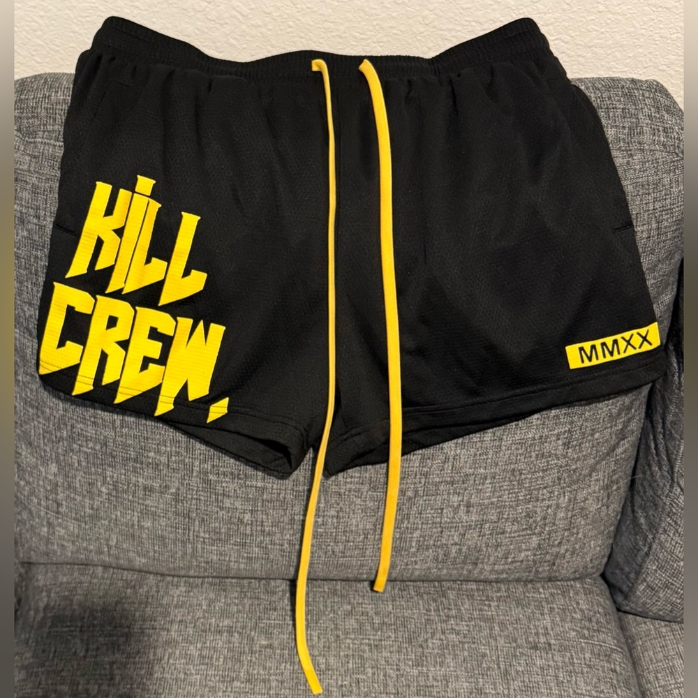 KILL CREW Muay Thai body building shorts